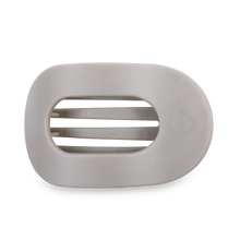 Load image into Gallery viewer, Round Flat Hair Clip | Large | Silver Flames *FINAL SALE*