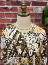 Load image into Gallery viewer, Golden Muse Eyelet Tunic