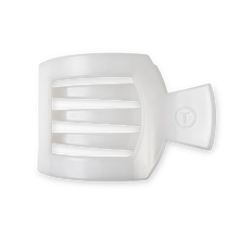 Load image into Gallery viewer, Square Flat Hair Clip | Medium | Coconut White