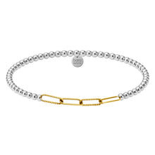 Load image into Gallery viewer, Sophie Paperclip | Gold Filled Beaded Bracelet