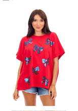 Load image into Gallery viewer, AMERICANA SPARKLE TOP