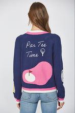 Load image into Gallery viewer, GOLF EMBROIDERED PATCH CARDIGAN