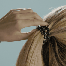 Load image into Gallery viewer, Spiral Hair Coils | Small | Coconut White Hair Ties