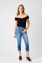 Load image into Gallery viewer, Judy Blue High Waist Cool Denim Pull On Capri
