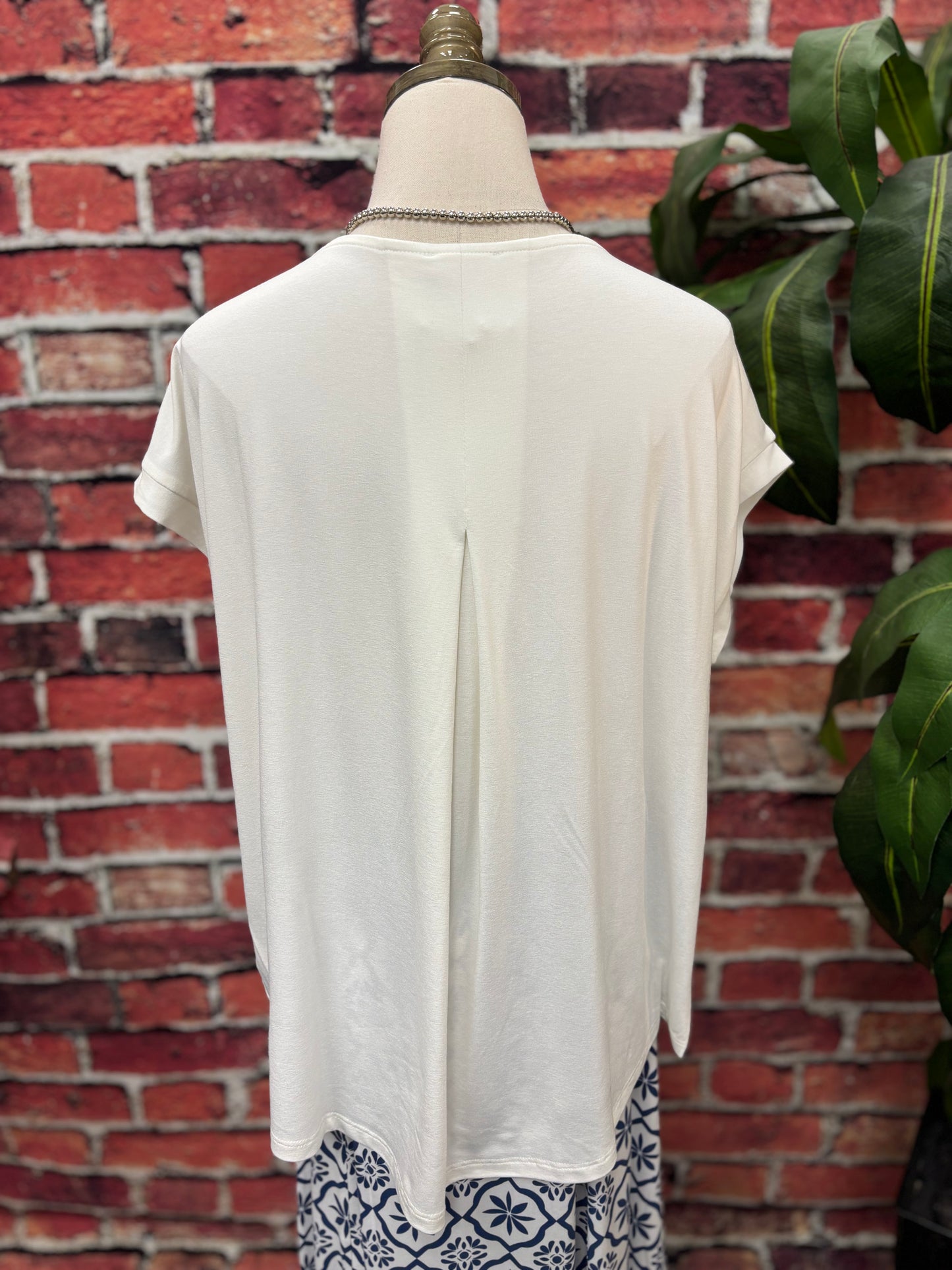 Easy Breezy Pintuck Tee