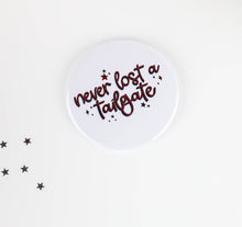 Load image into Gallery viewer, Maroon Game Day Tailgate Buttons | Game Day Pins