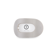 Load image into Gallery viewer, Round Flat Hair Clip | Small | Silver Flames *FINAL SALE*