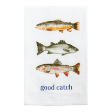 Load image into Gallery viewer, GOOD CATCH 🎣 PRINTED TOWEL