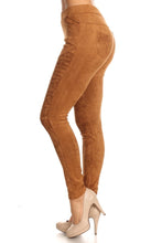 Load image into Gallery viewer, Going For A Ride Suede Leggings