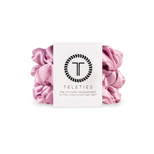 Load image into Gallery viewer, Silk Scrunchies | Large | I Pink I Love You *FINAL SALE*