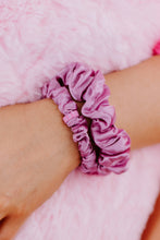 Load image into Gallery viewer, Silk Scrunchies | Large | I Pink I Love You *FINAL SALE*