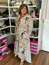 Load image into Gallery viewer, Paisley Skies Duster Dress
