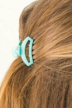 Load image into Gallery viewer, Open Hair Clip | Tiny | Totally Turquoise