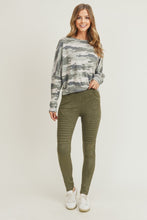 Load image into Gallery viewer, Going For A Ride Suede Leggings