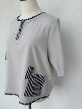 Load image into Gallery viewer, Coastal Stripe Pocket Top