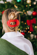 Load image into Gallery viewer, Round Flat Hair Clip | Large | Rudolph Red *FINAL SALE*