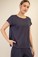 Load image into Gallery viewer, Viscose Modal Basic Boat Neck Top