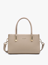 Load image into Gallery viewer, Monaco Gold Accent Satchel/Crossbody
