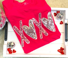 Load image into Gallery viewer, Valentine XOXO Embroidered Short Sleeve *FINAL SALE*