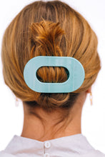 Load image into Gallery viewer, Round Flat Hair Clip | Medium | Totally Turquoise