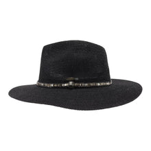 Load image into Gallery viewer, Panama Rhinestone Thread Detail Hat *FINAL SALE*