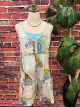 Load image into Gallery viewer, Patchwork Daydream Shortalls
