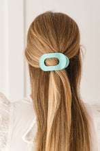 Load image into Gallery viewer, Round Flat Hair Clip | Small | Totally Turquoise