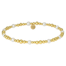 Load image into Gallery viewer, Heather | Gold Filled Beaded Bracelet with Pearls
