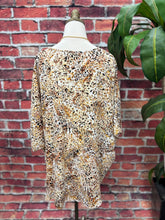 Load image into Gallery viewer, Golden Safari Oversized V-Neck Top