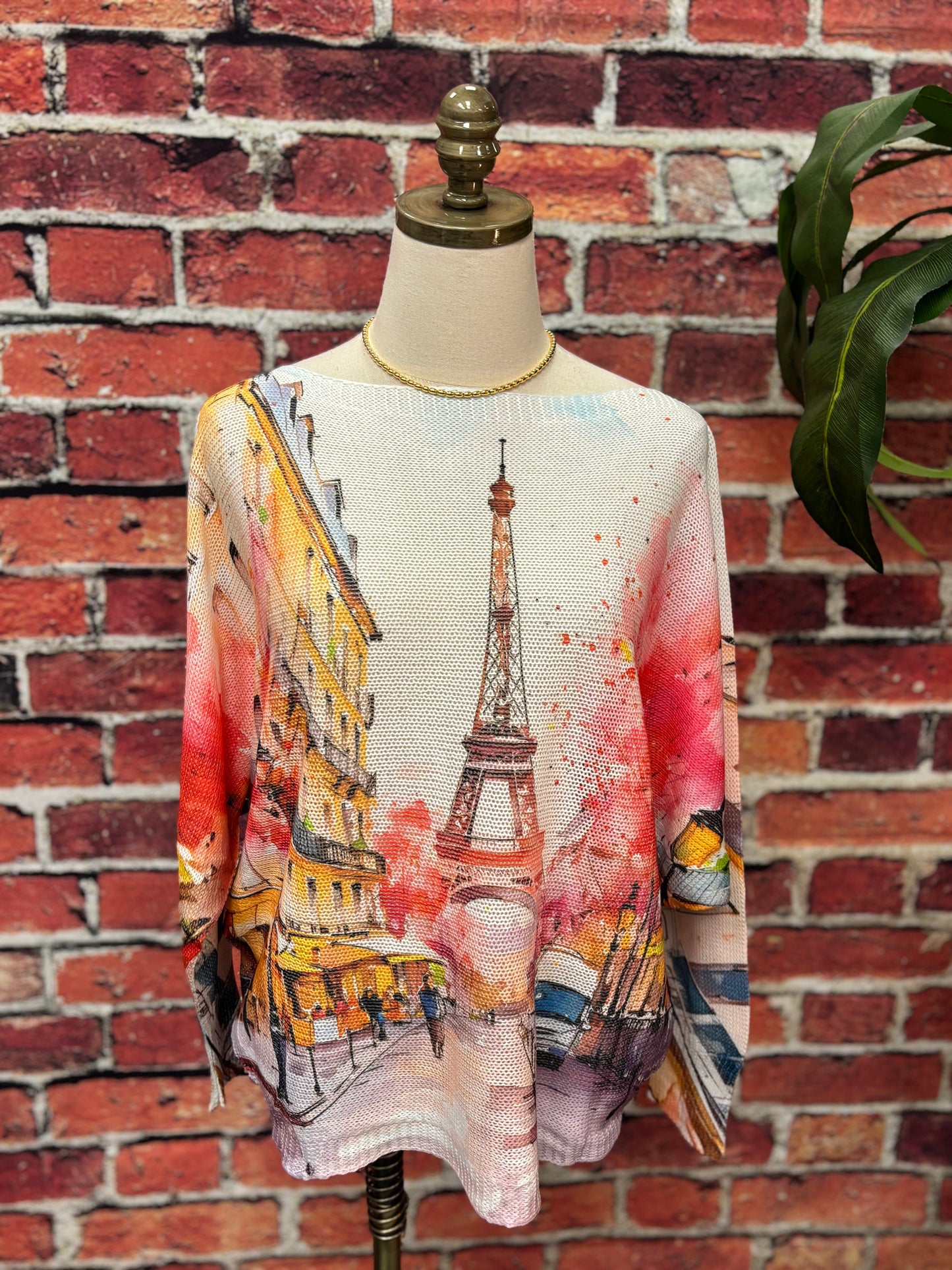 Made in Italy Artistic Lightweight Sweater