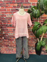 Load image into Gallery viewer, Blush Boho Breeze Slub Top