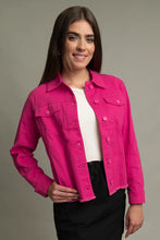 Load image into Gallery viewer, Heart Of Fire Denim Jacket