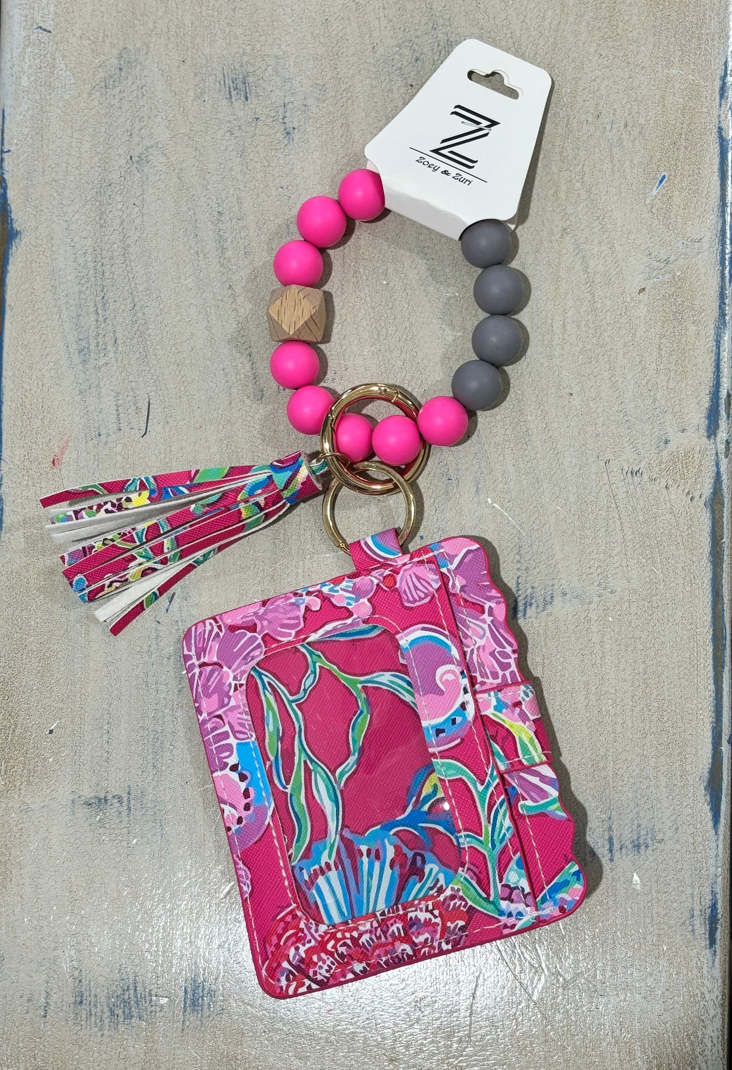 Silicone Keychain & Card Holder