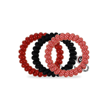 Load image into Gallery viewer, Spiral Hair Coils | Large | Go Dawgs! Hair Ties