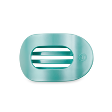 Load image into Gallery viewer, Round Flat Hair Clip | Medium | Totally Turquoise