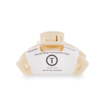 Load image into Gallery viewer, Open Hair Clip | Tiny | Almond Beige