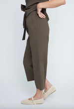 Load image into Gallery viewer, Olive Luxe Cropped Wide-Leg Pant