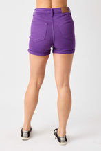 Load image into Gallery viewer, High WaistTummy Control Garment Dyed Shorts