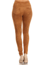 Load image into Gallery viewer, Going For A Ride Suede Leggings
