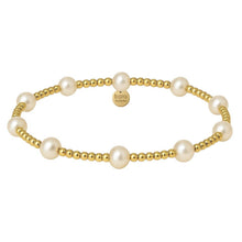 Load image into Gallery viewer, Bara | Gold Filled Beaded Bracelet with Pearls