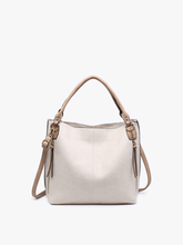 Load image into Gallery viewer, Connar Distressed Tote w/ 2 Side Pockets
