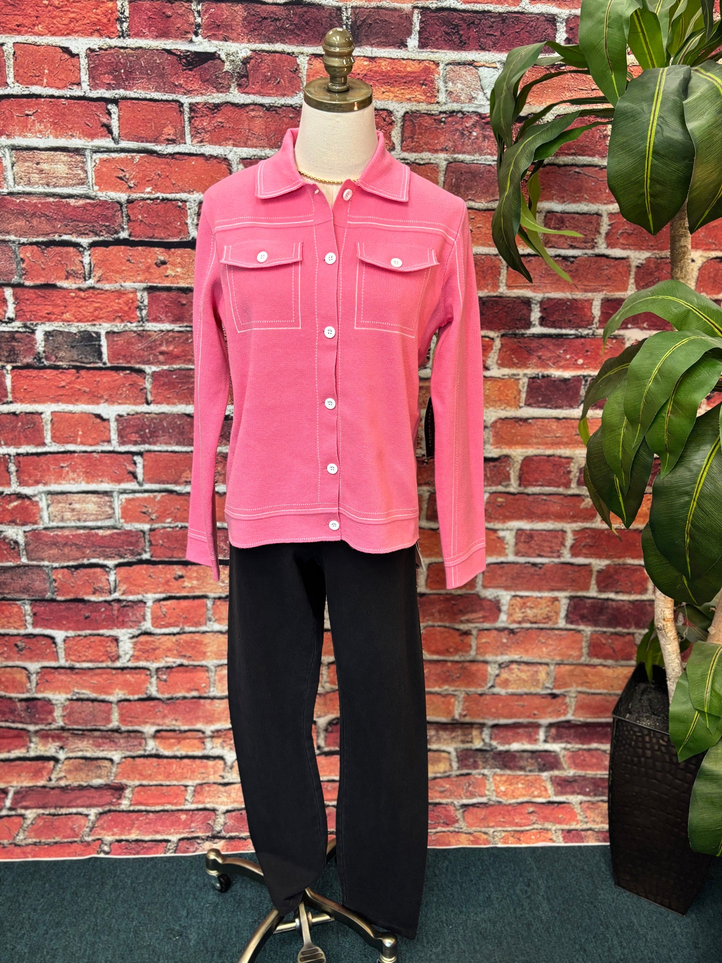Stonewash Knit Slim Jegging