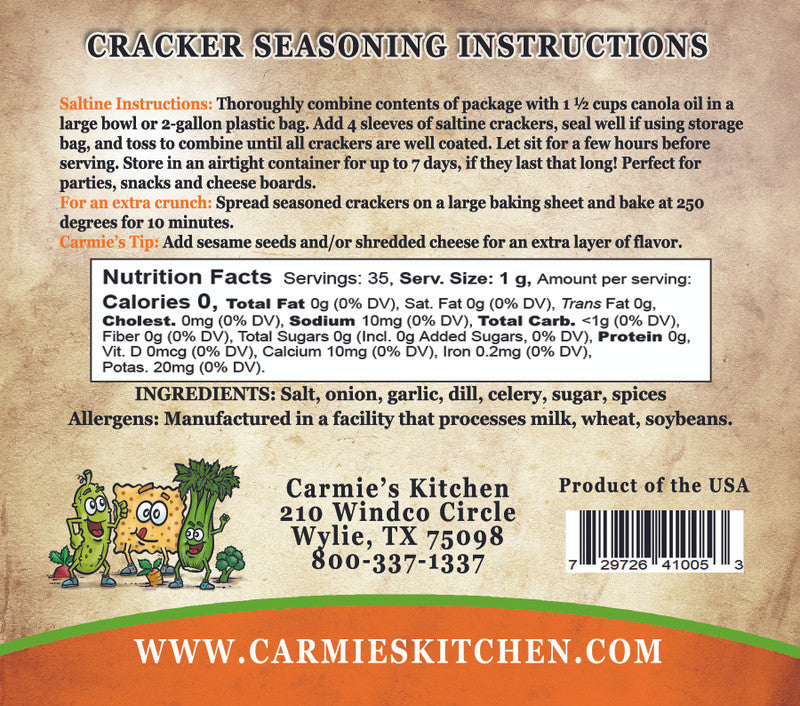 Cracker Seasonings