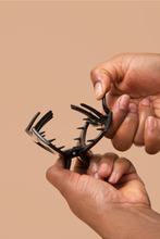 Load image into Gallery viewer, Open Hair Clip | Large | Jet Black