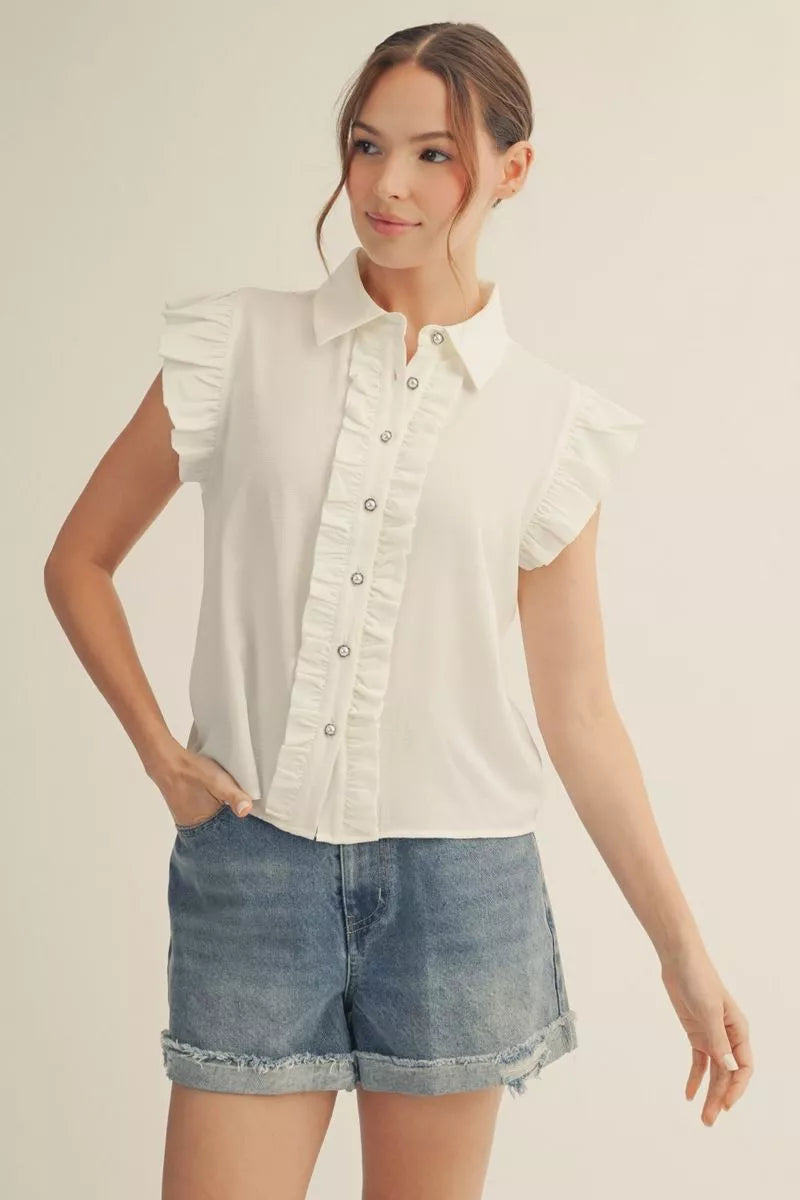 Roosevelt Ruffle Top