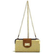 Load image into Gallery viewer, Lexi Straw Wallet Handbag