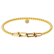 Load image into Gallery viewer, 4x Hardware Large | Gold Filled Beaded Bracelet