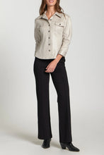 Load image into Gallery viewer, Vegan Leather Shirt Jacket