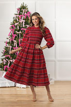 Load image into Gallery viewer, Walton Plaid Midi Dress