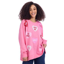 Load image into Gallery viewer, Valentine Sparkle Sweatshirt